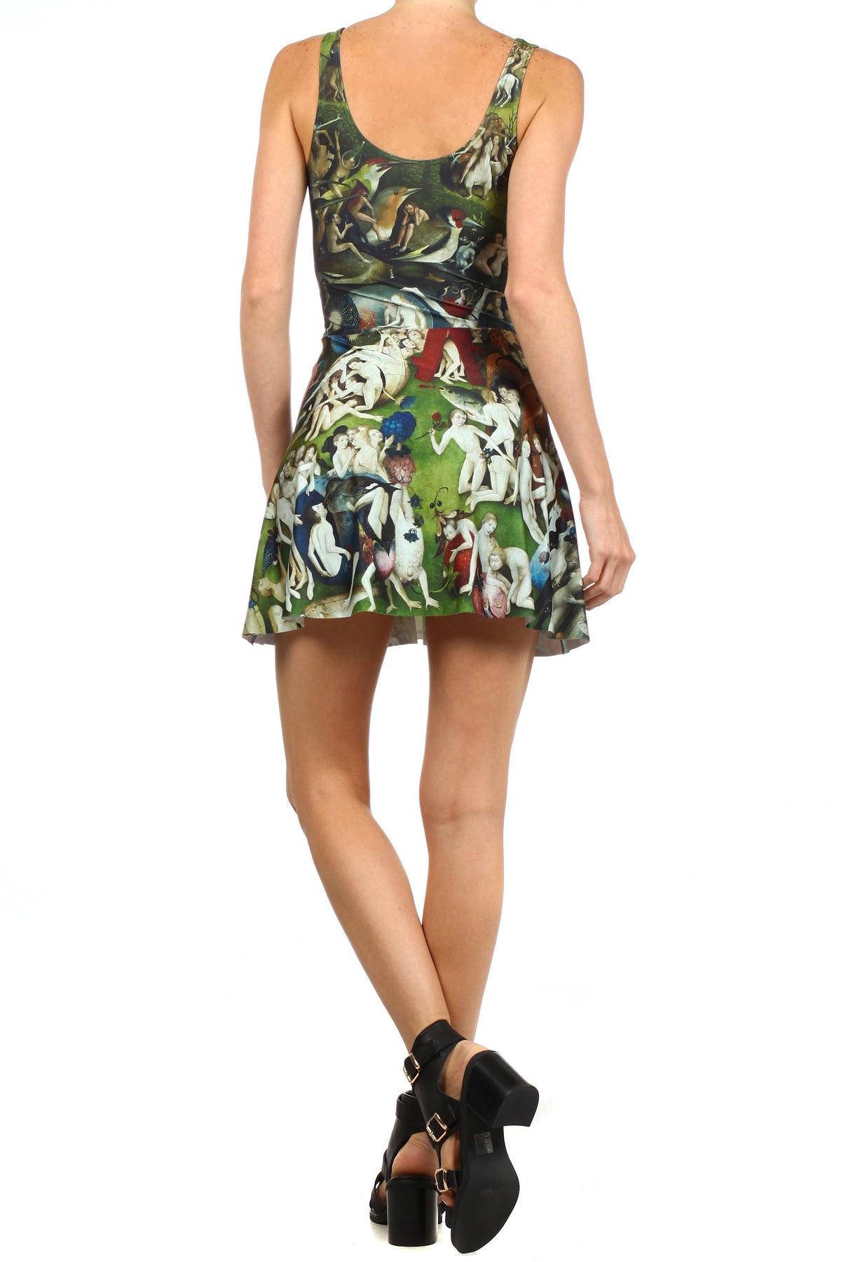 Garden of Earthly Delights Skater Dress - POPRAGEOUS
 - 4