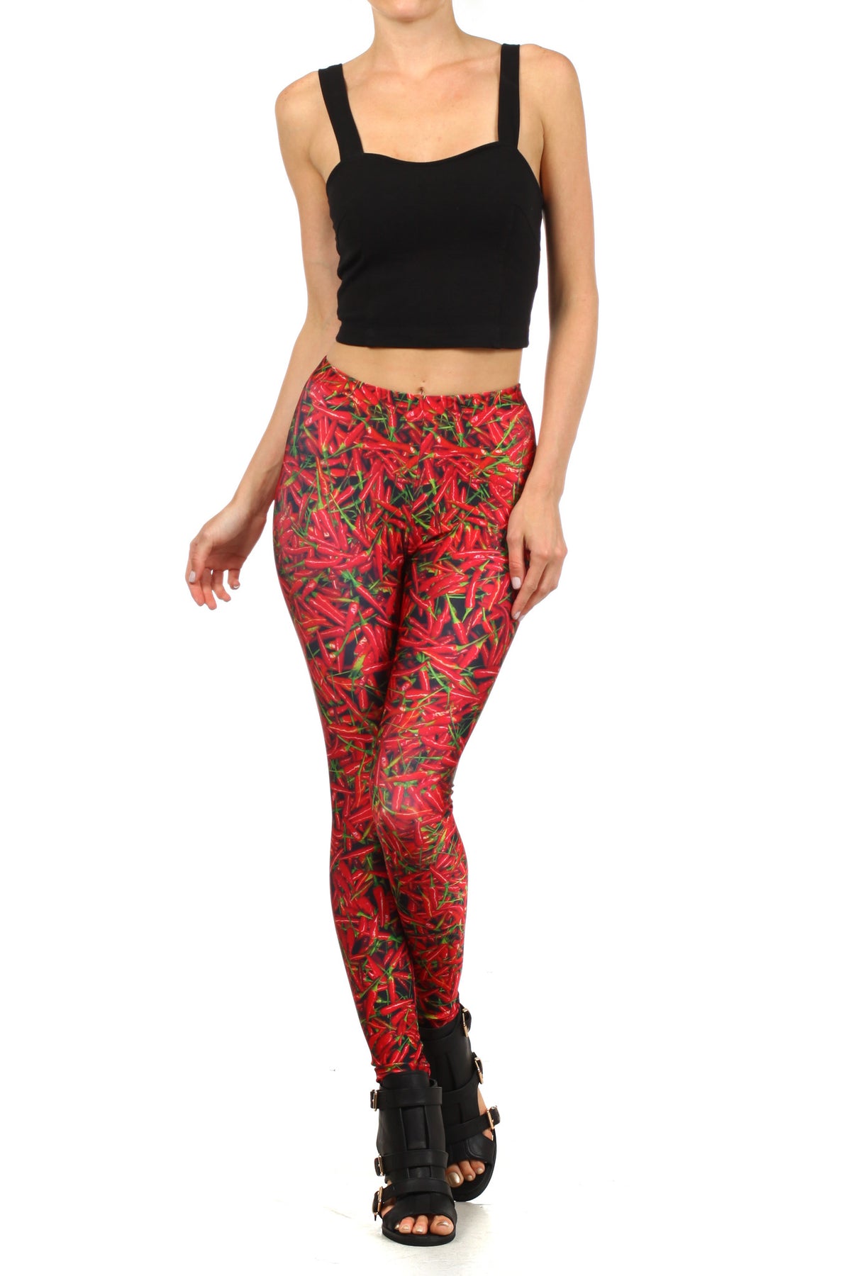 Chili Pepper Leggings - POPRAGEOUS
 - 1