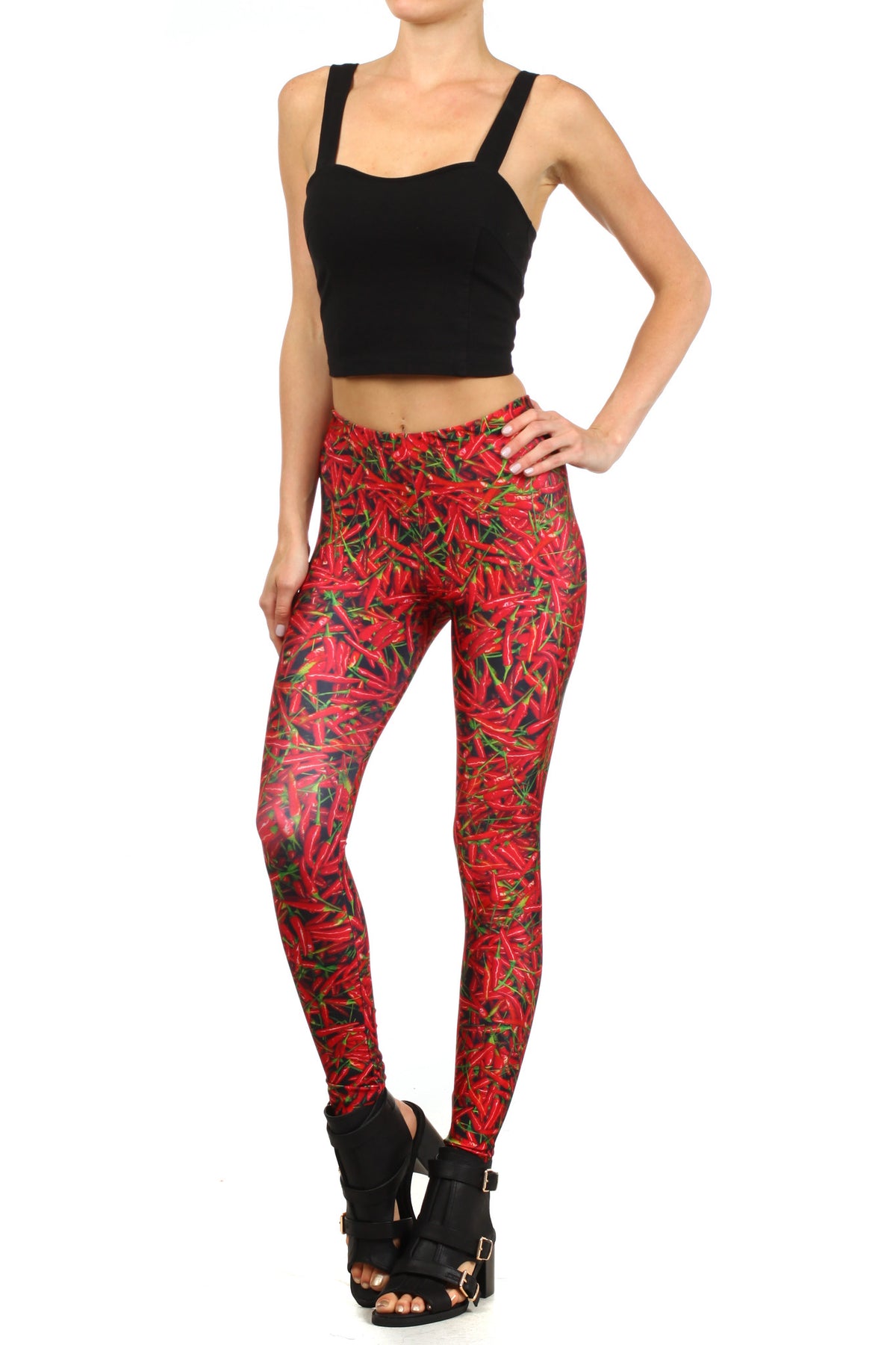 Chili Pepper Leggings - POPRAGEOUS
 - 2