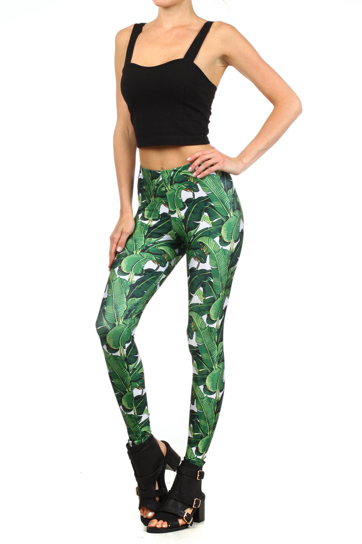 Banana Leaf Leggings - POPRAGEOUS
 - 2