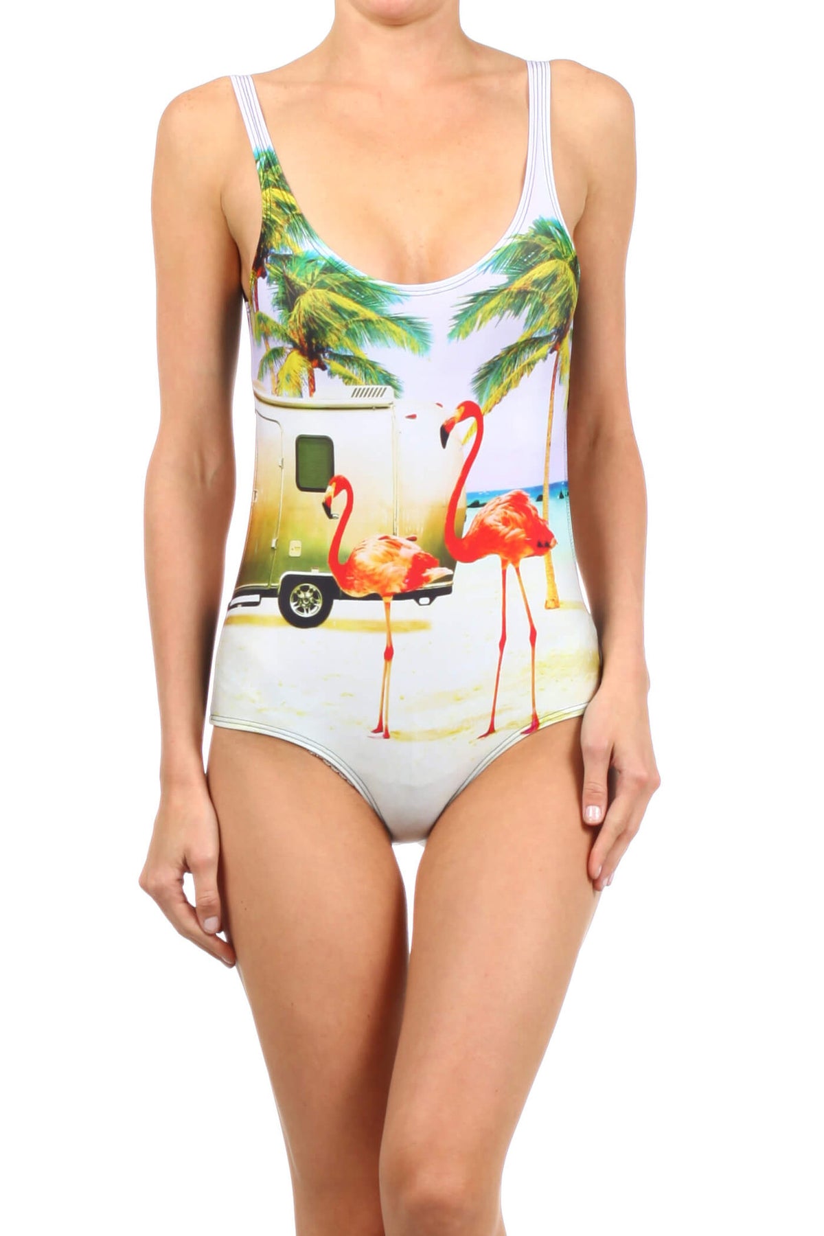 Flamingo Airstream One-Piece Swim - POPRAGEOUS
 - 1