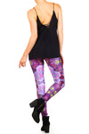 Purple Succulent Leggings - POPRAGEOUS
 - 4