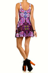 Purple Succulent Skater Dress - POPRAGEOUS
 - 4