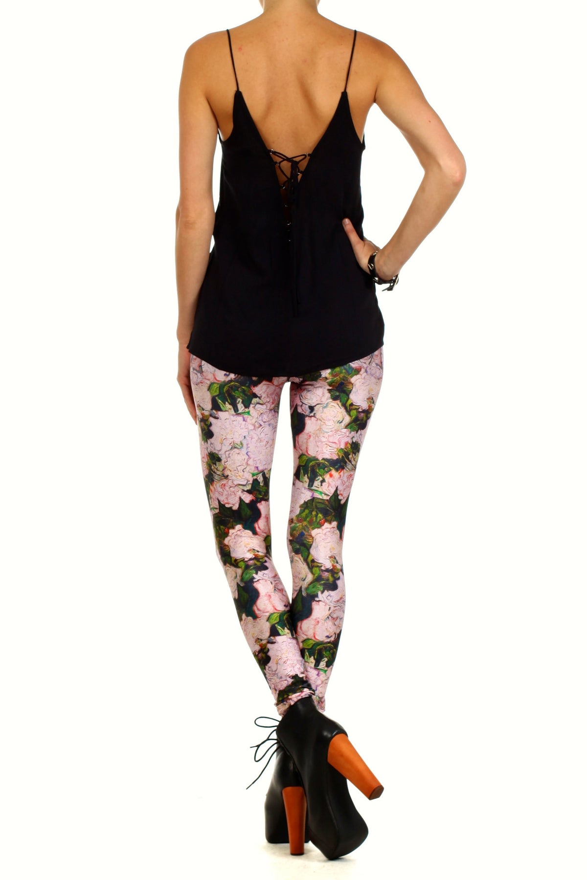 Van Gogh Roses Leggings - POPRAGEOUS
 - 4