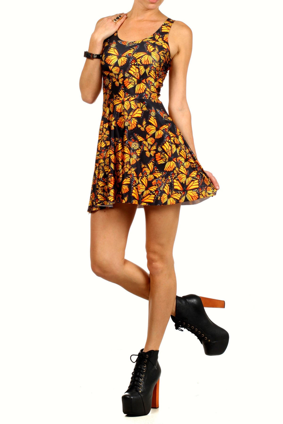 Attack of the Monarchs Skater Dress - POPRAGEOUS
 - 2