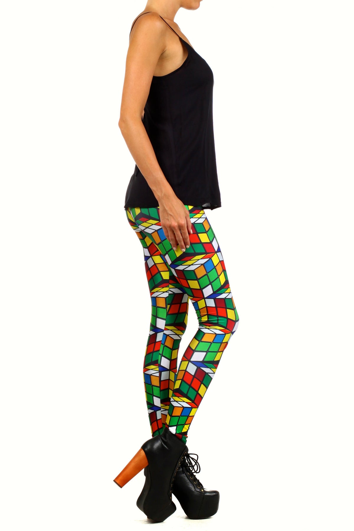 Rubix Cube Leggings - POPRAGEOUS
 - 3