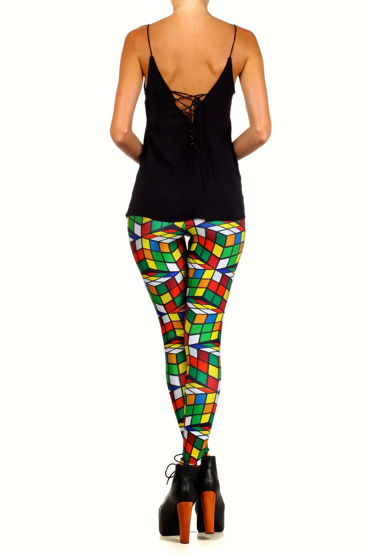 Rubix Cube Leggings - POPRAGEOUS
 - 4