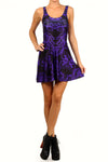 Purple Trippin' Meowt Skater Dress - POPRAGEOUS
 - 1