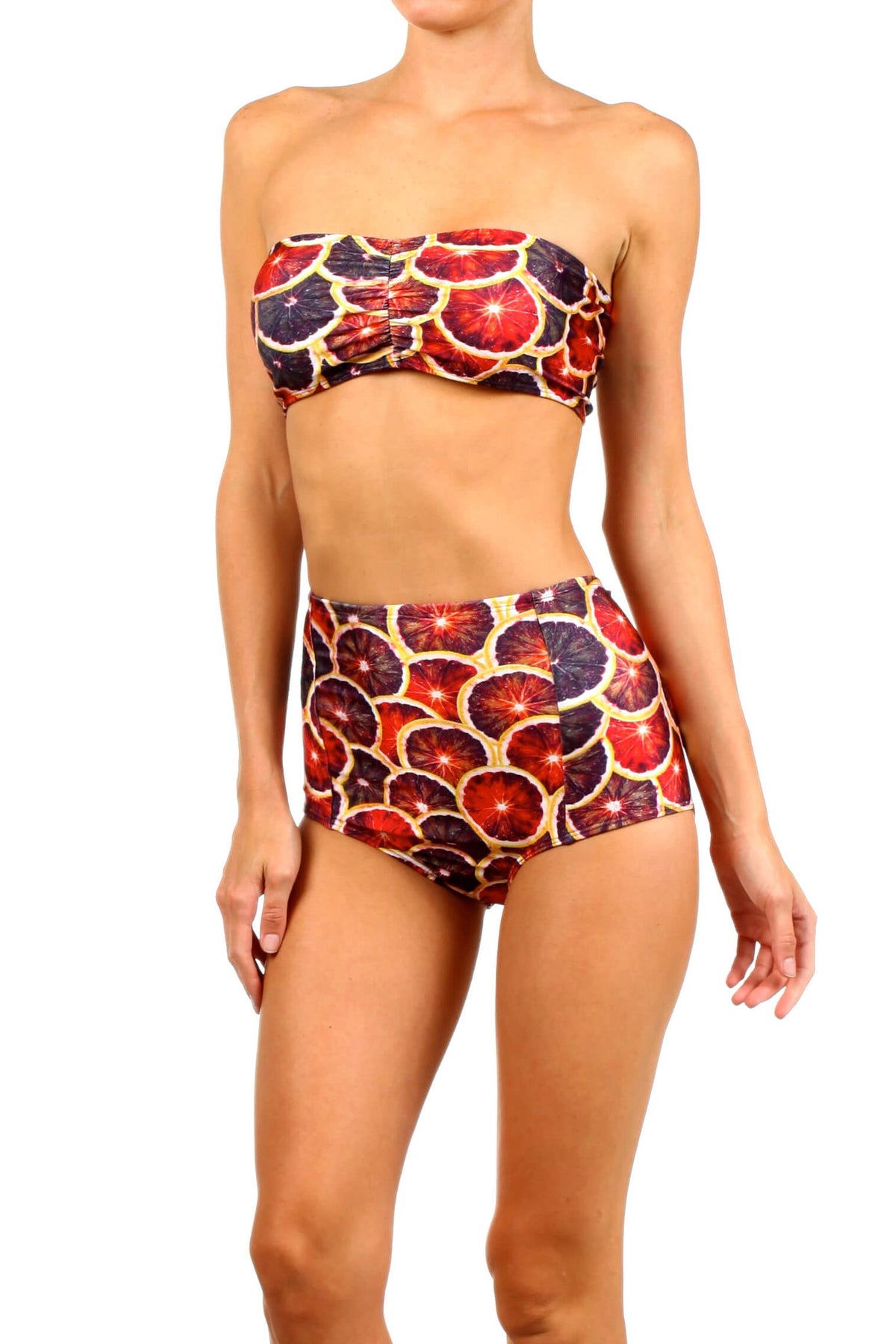 Blood Orange Two-Piece Swim - POPRAGEOUS
 - 2