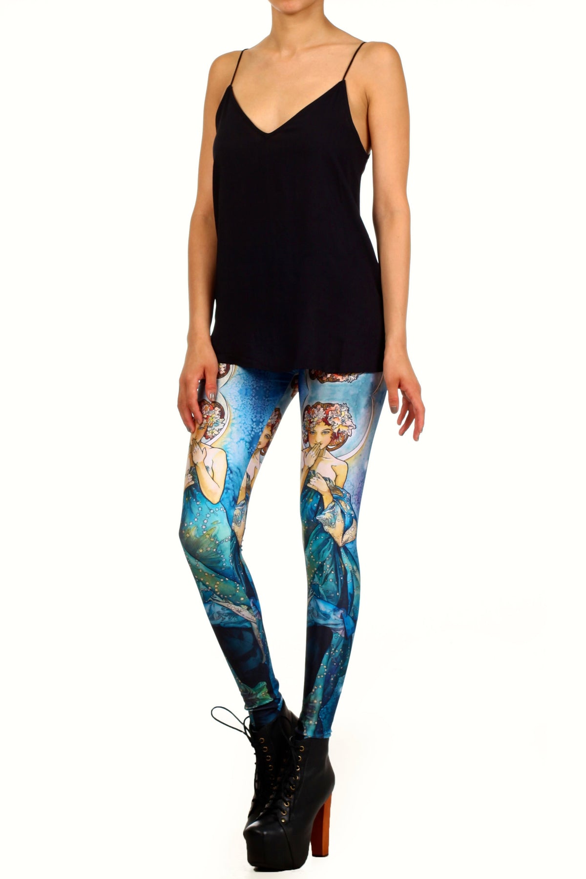 Mucha Blue Moon Leggings - POPRAGEOUS
 - 2