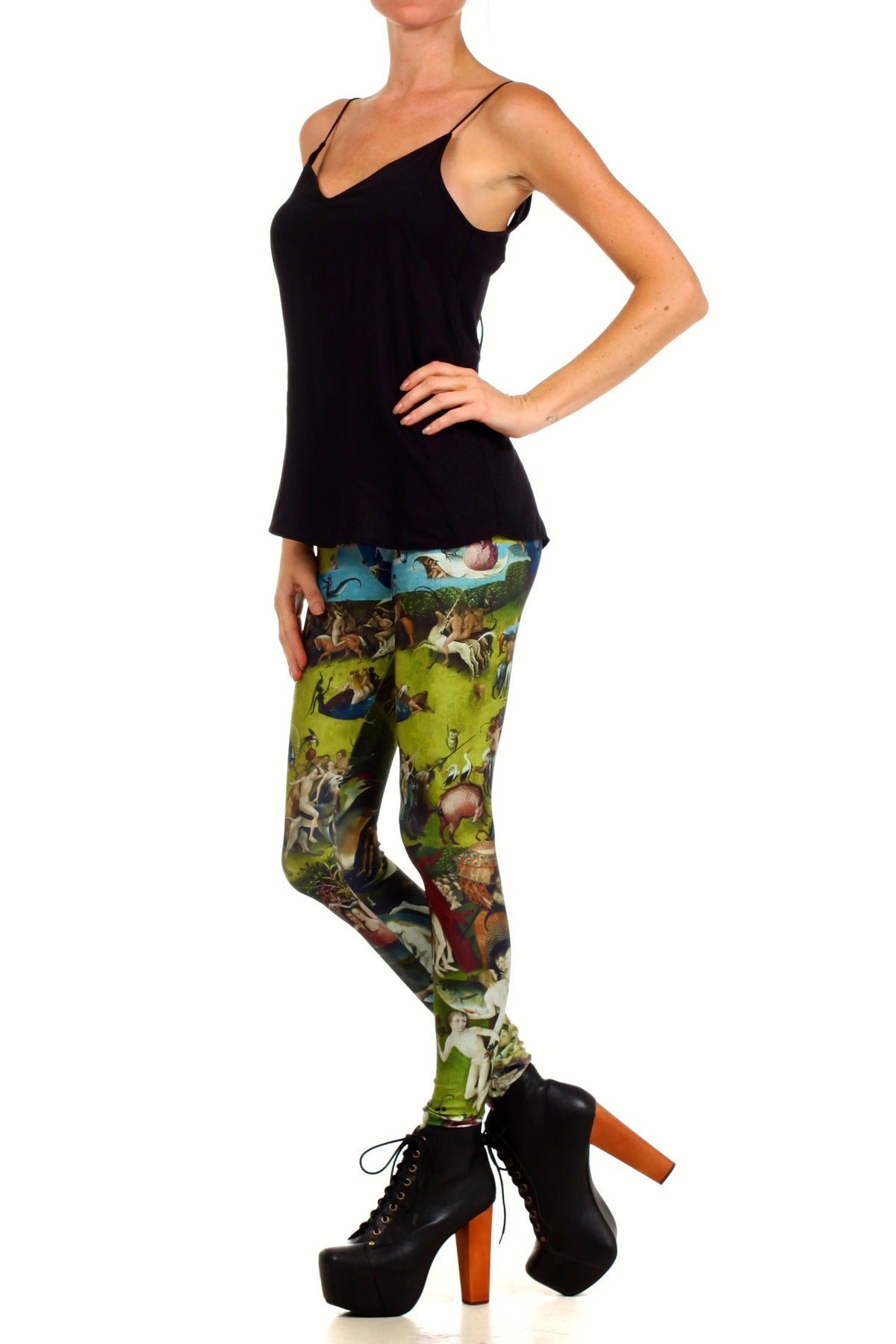 Garden of Earthly Delights Leggings - POPRAGEOUS
 - 2