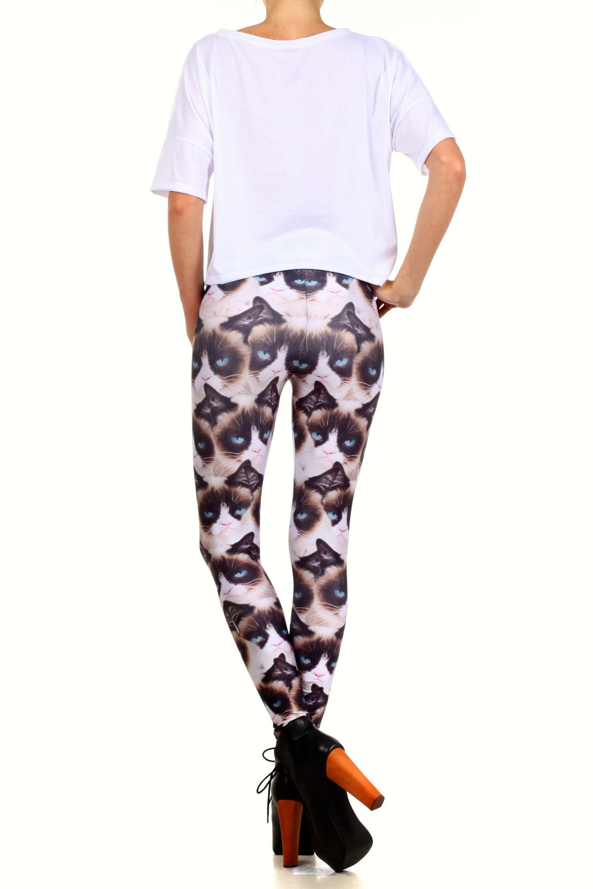 Grumpy Cat Leggings - POPRAGEOUS
 - 4