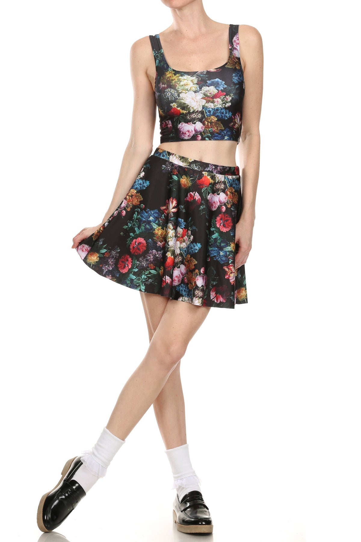 Brussel Floral Crop Top - POPRAGEOUS
 - 1