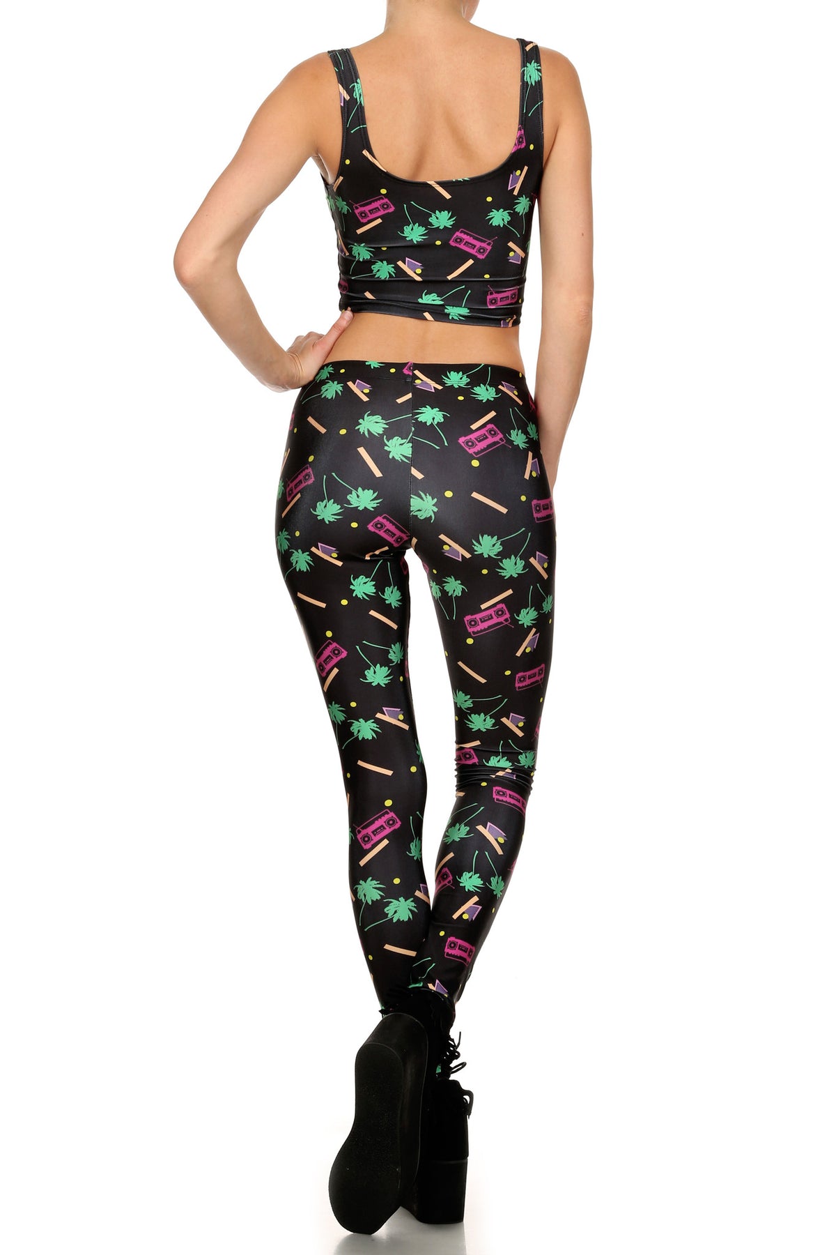 90's Leggings - Black - POPRAGEOUS
 - 4