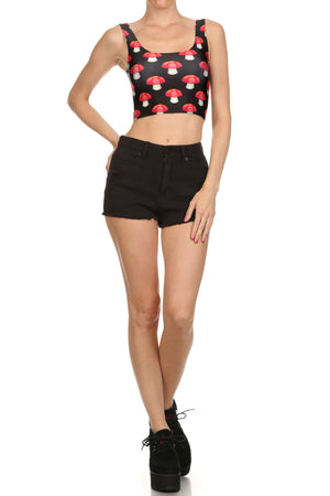 Shroom Crop Top - POPRAGEOUS
 - 1