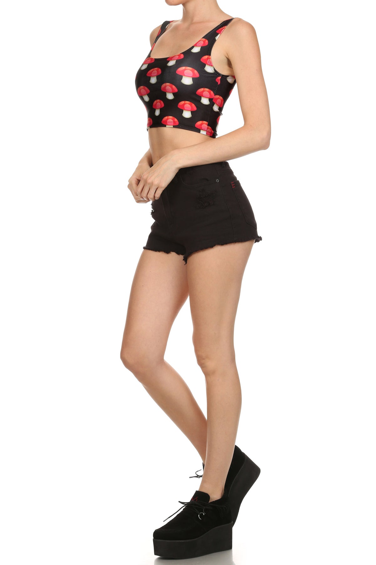 Shroom Crop Top - POPRAGEOUS
 - 2