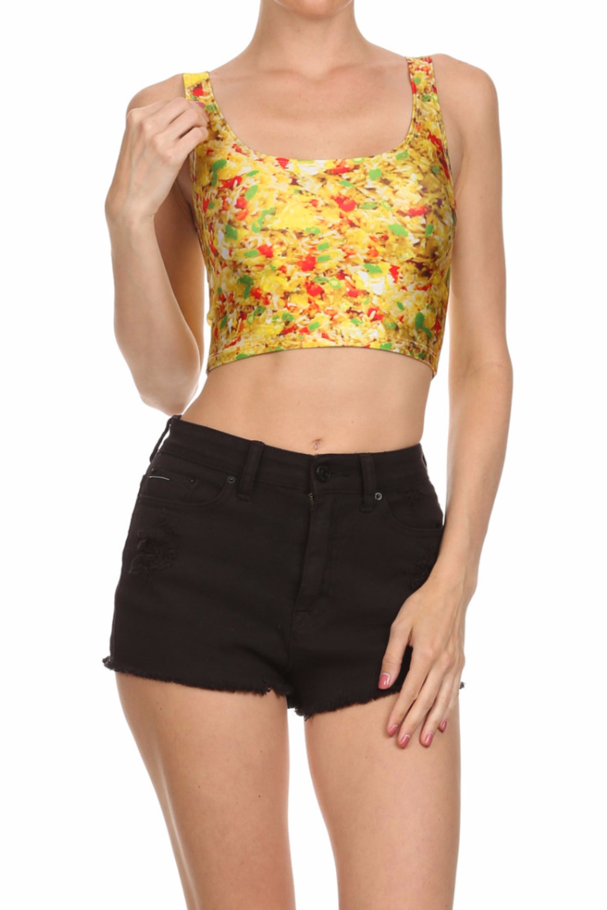 Fried Rice Crop Top - POPRAGEOUS
 - 1