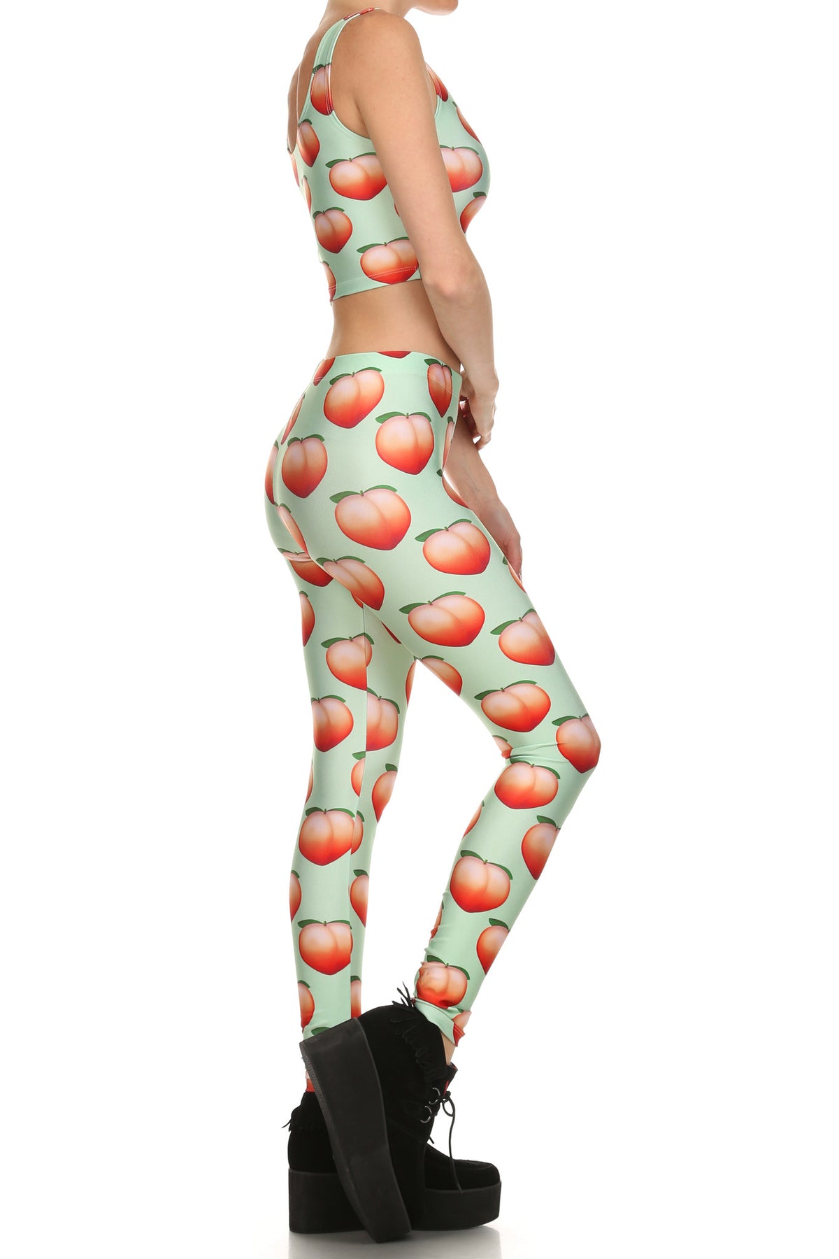 Peach Leggings - POPRAGEOUS
 - 3