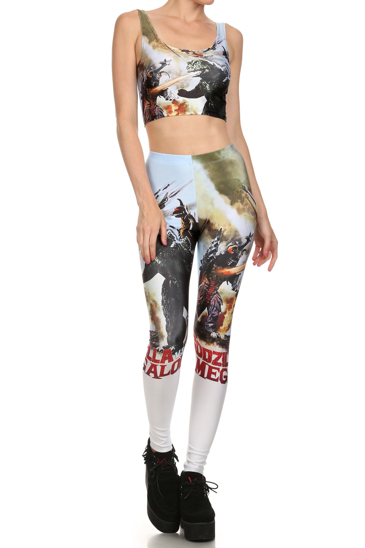 Godzilla Leggings - POPRAGEOUS
 - 1