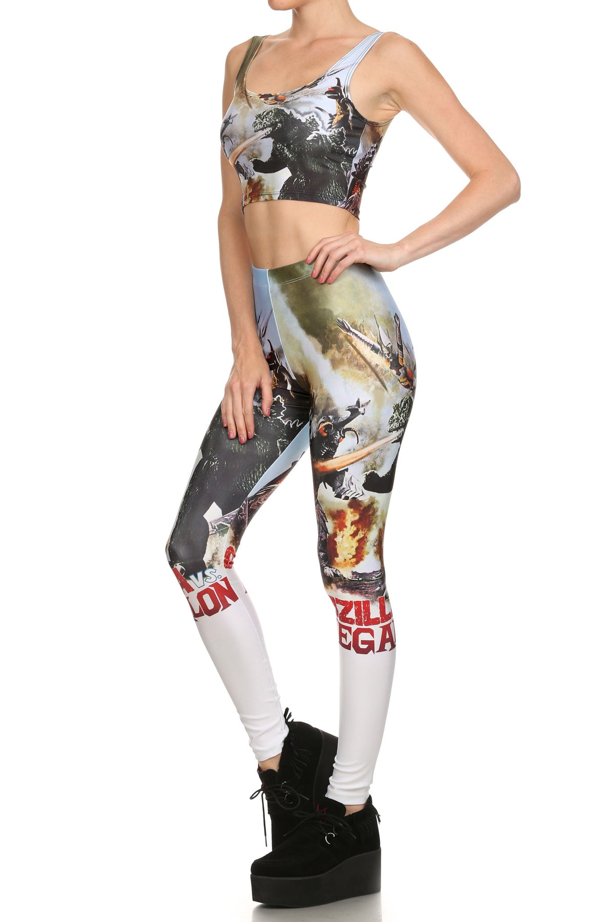 Godzilla Leggings - POPRAGEOUS
 - 2