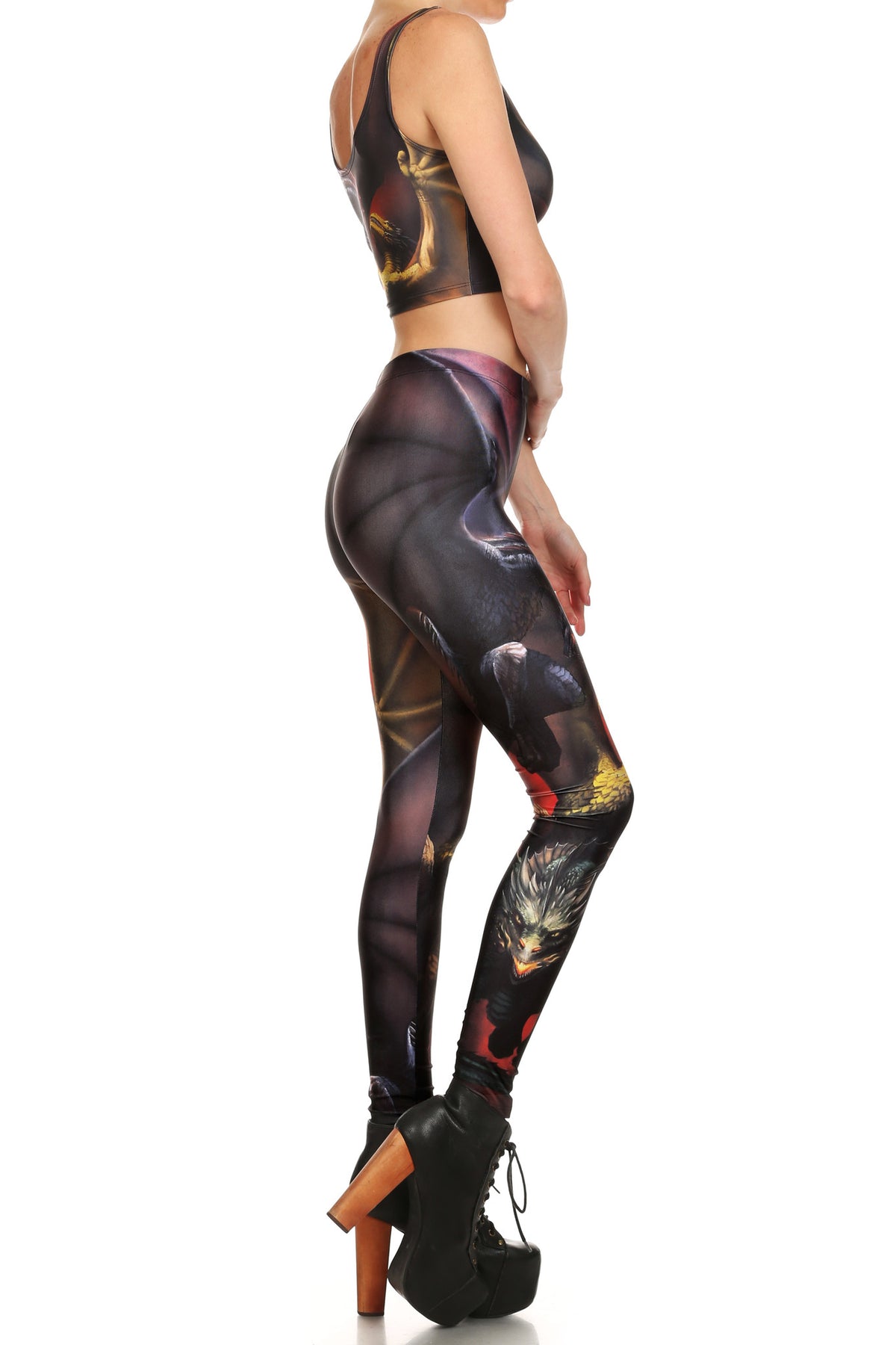 Mother's Dragons Leggings - POPRAGEOUS
 - 3