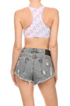 Unicorn Emoji Sporty Crop Top - POPRAGEOUS
 - 3