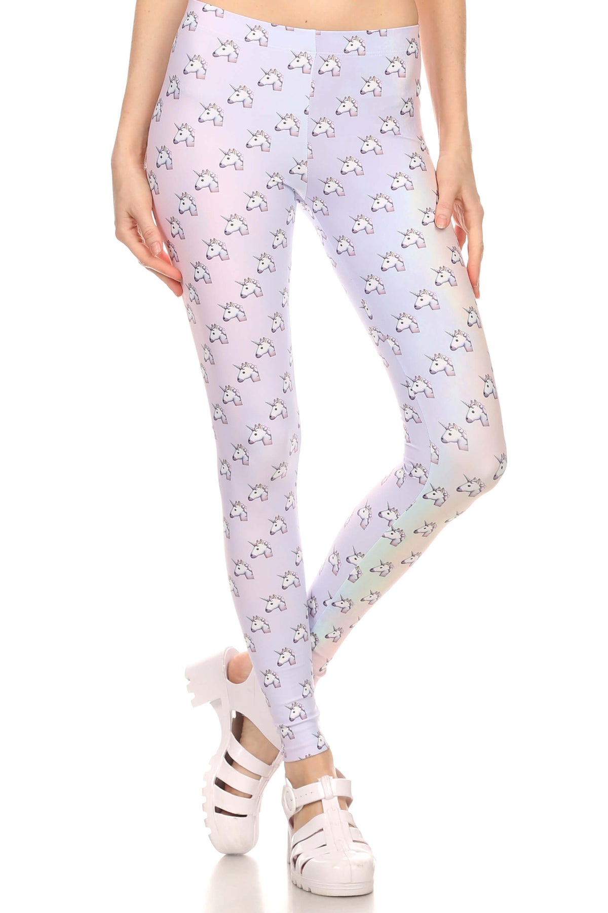 Unicorn Emoji Leggings - POPRAGEOUS
 - 1