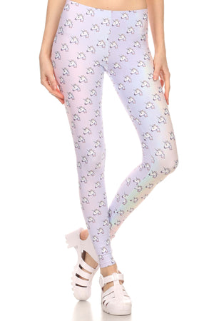 Unicorn Emoji Leggings - POPRAGEOUS
 - 1
