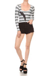 Super Freddy Long Sleeve Crop Top - POPRAGEOUS
 - 4
