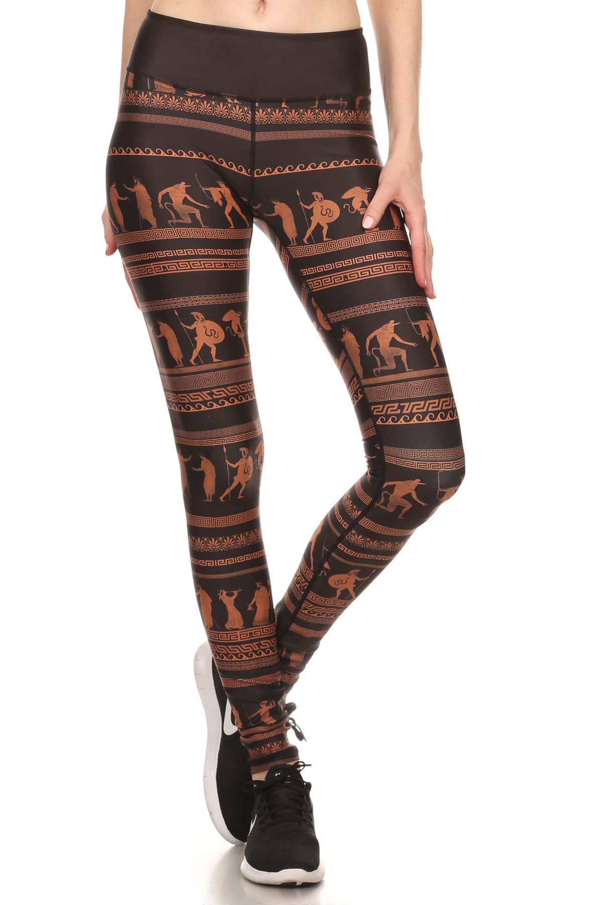Greek Pottery Dream Leggings - POPRAGEOUS
 - 1