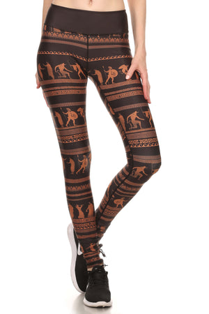 Greek Pottery Dream Leggings - POPRAGEOUS
 - 1