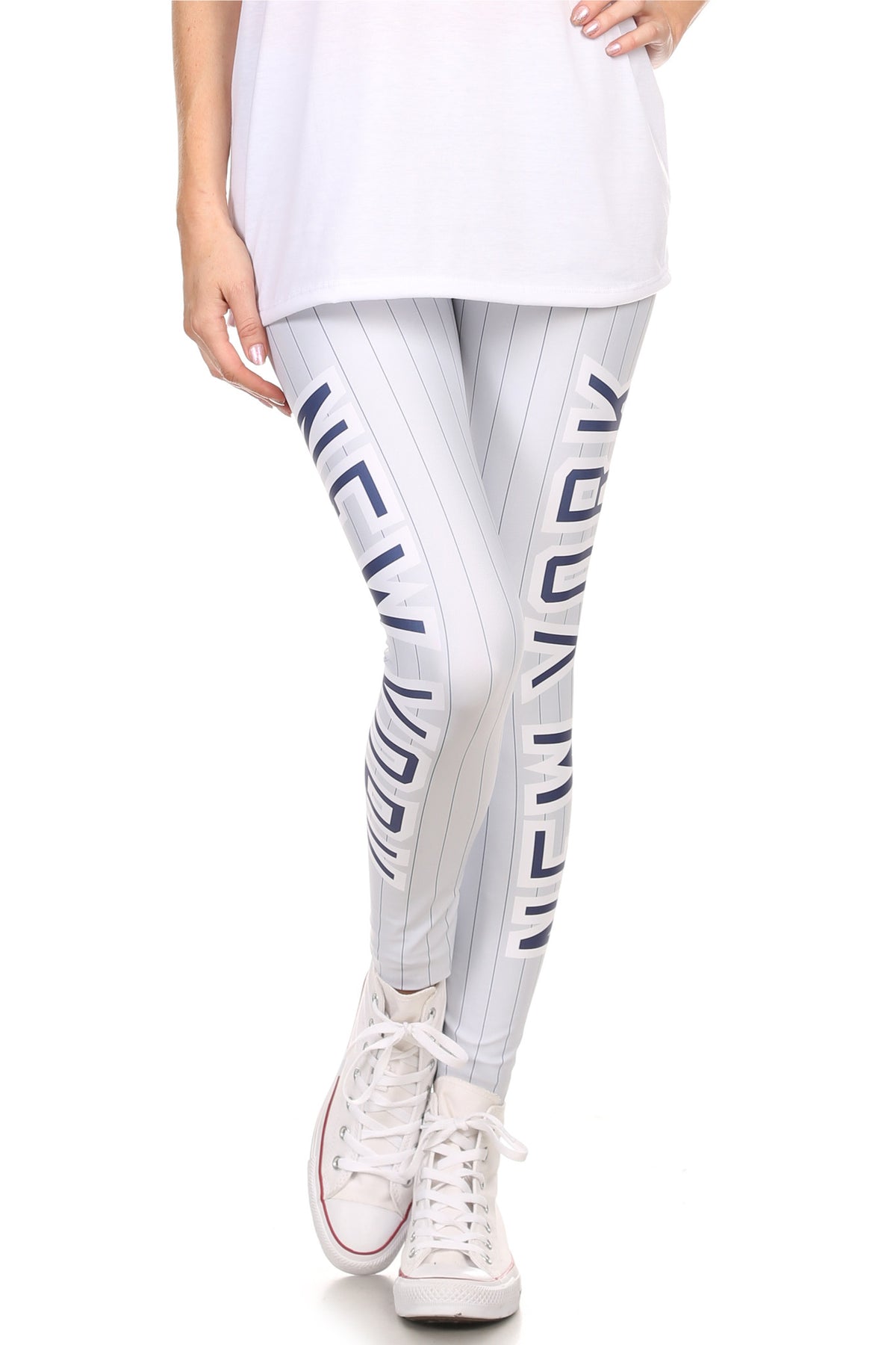 New York Baseball Leggins - POPRAGEOUS
 - 2