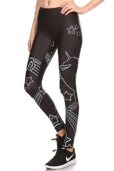 Black Unicorn Dream Leggings