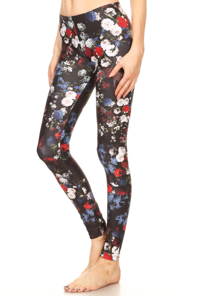 American Floral Leggings