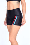 Bowie Lightning Bolts Yoga Shorts
