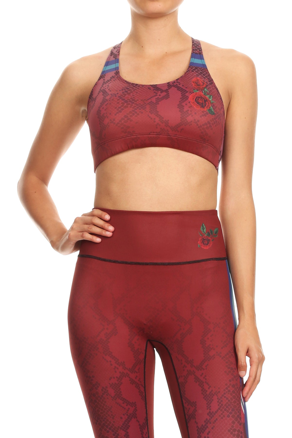 Snake Eyes Burgundy Aurora Bra