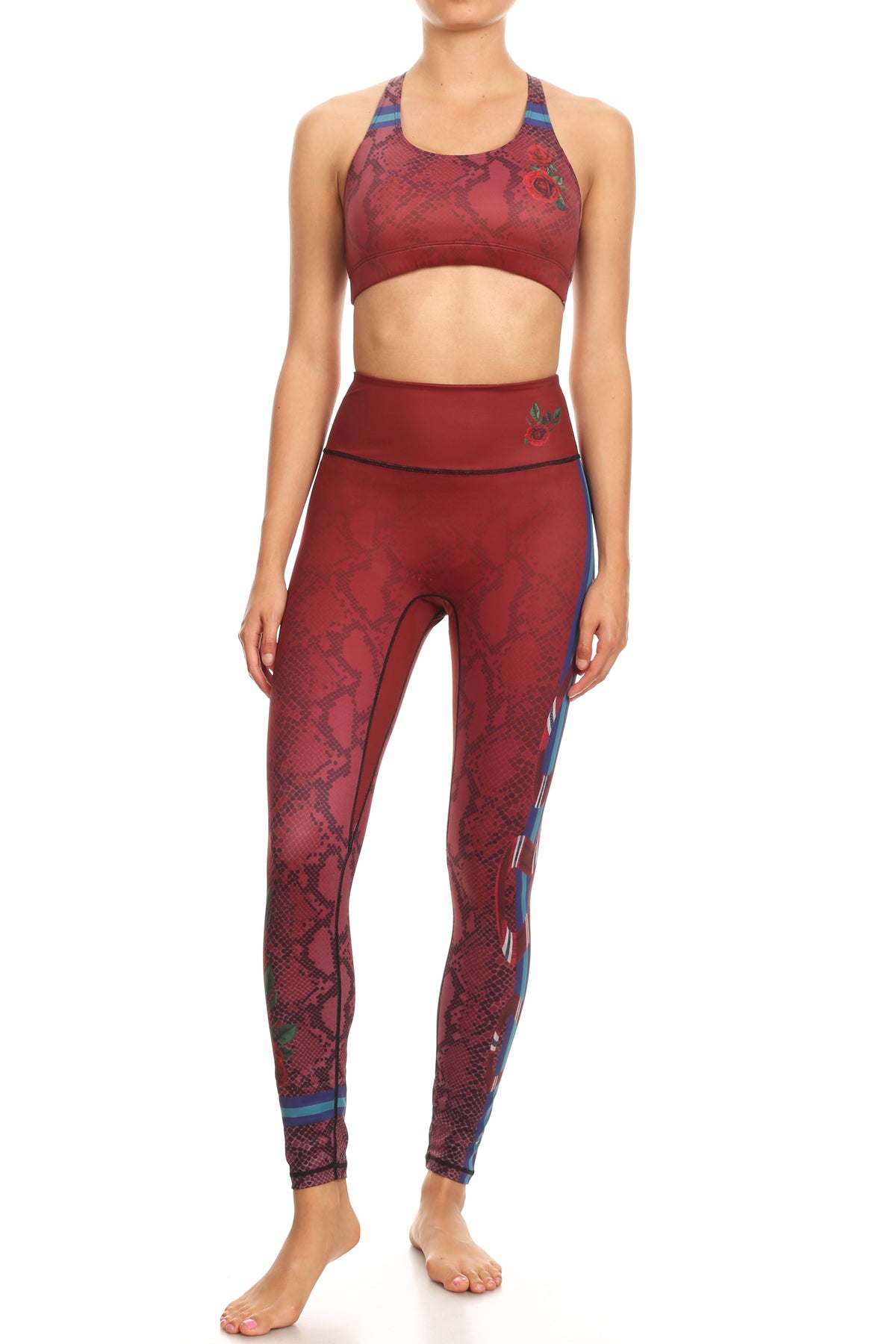 Snake Eyes Burgundy Aurora Bra