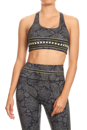 Gold Dust Floral Aurora Bra