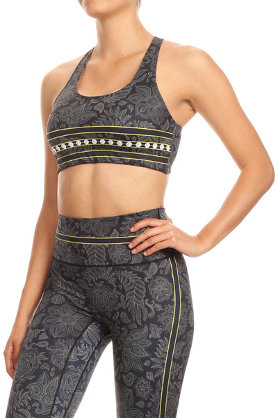 Gold Dust Floral Aurora Bra