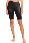 Wet Obsidian Biker Shorts