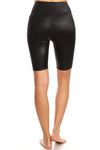 Wet Obsidian Biker Shorts