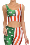 Irish American Flag Crop Top - POPRAGEOUS
 - 1