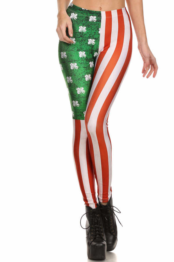 Irish American Flag Leggings - POPRAGEOUS
 - 1