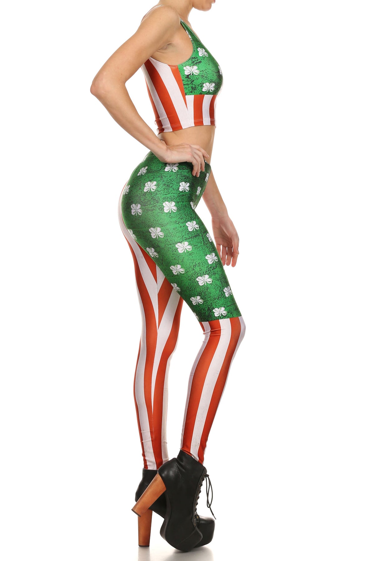 Irish American Flag Crop Top - POPRAGEOUS
 - 3