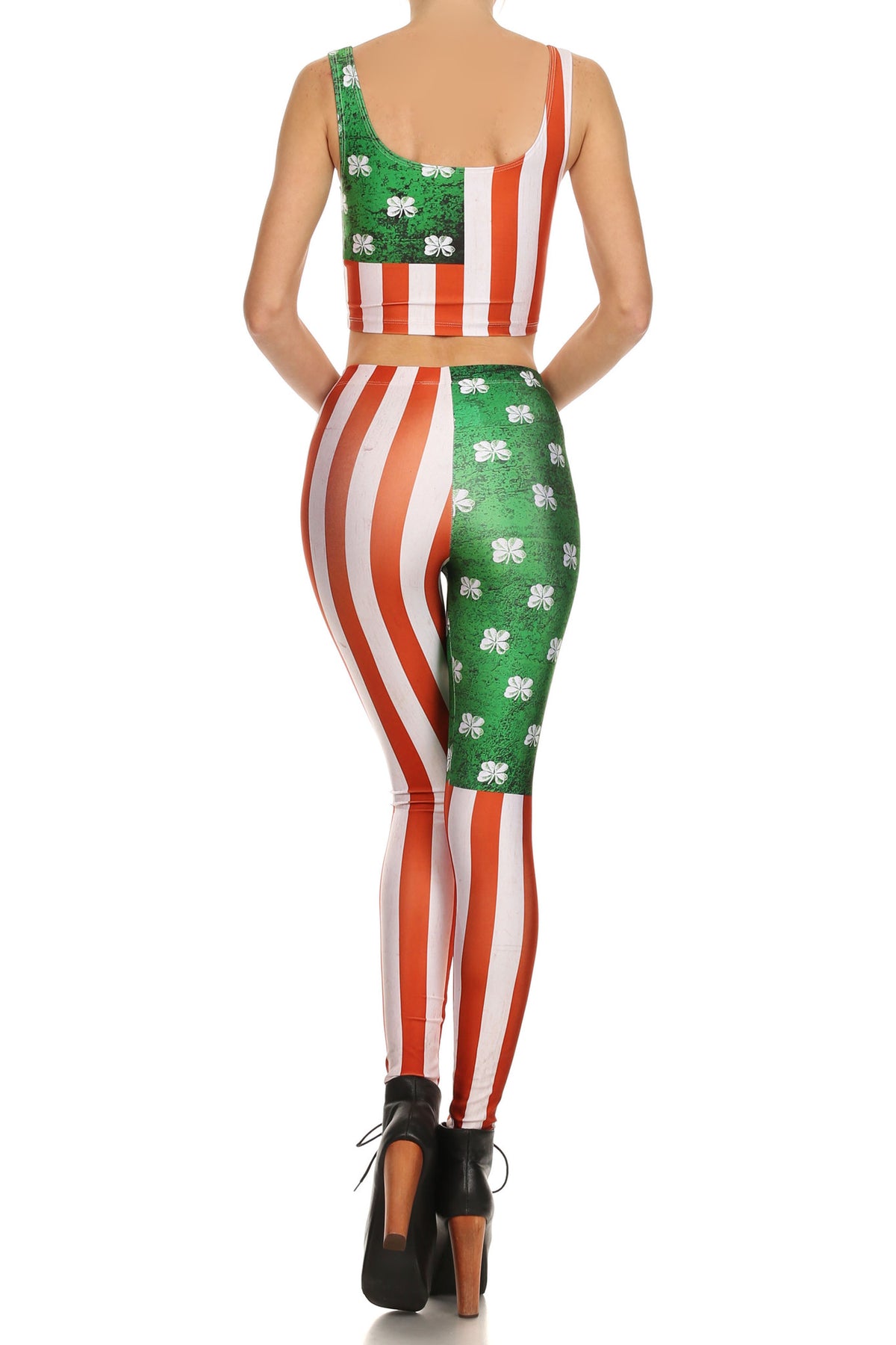 Irish American Flag Crop Top - POPRAGEOUS
 - 4