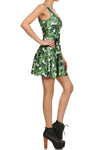 Banana Leaf Skater Dress - POPRAGEOUS
 - 3