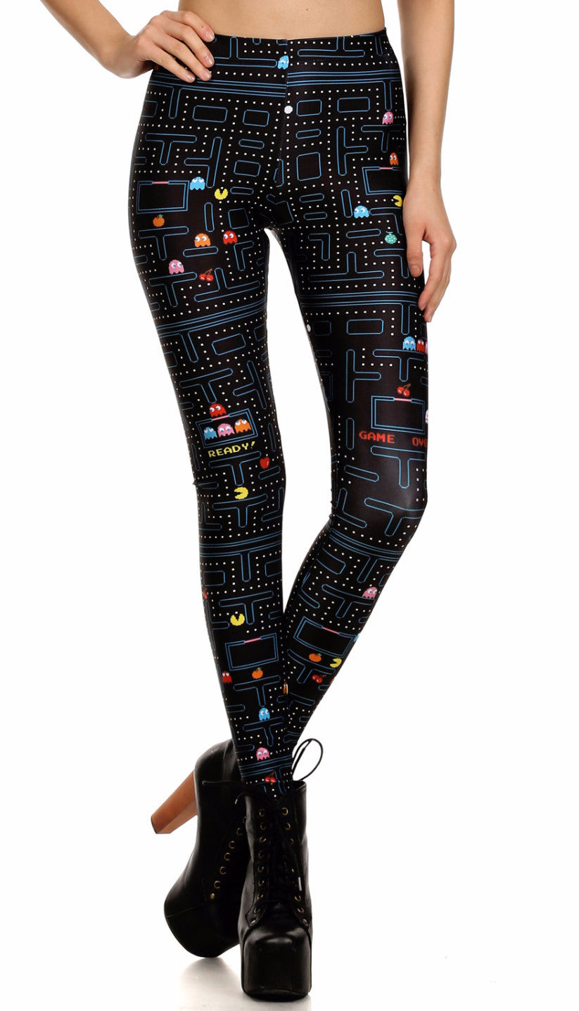Pac-Man Leggings - POPRAGEOUS
 - 1
