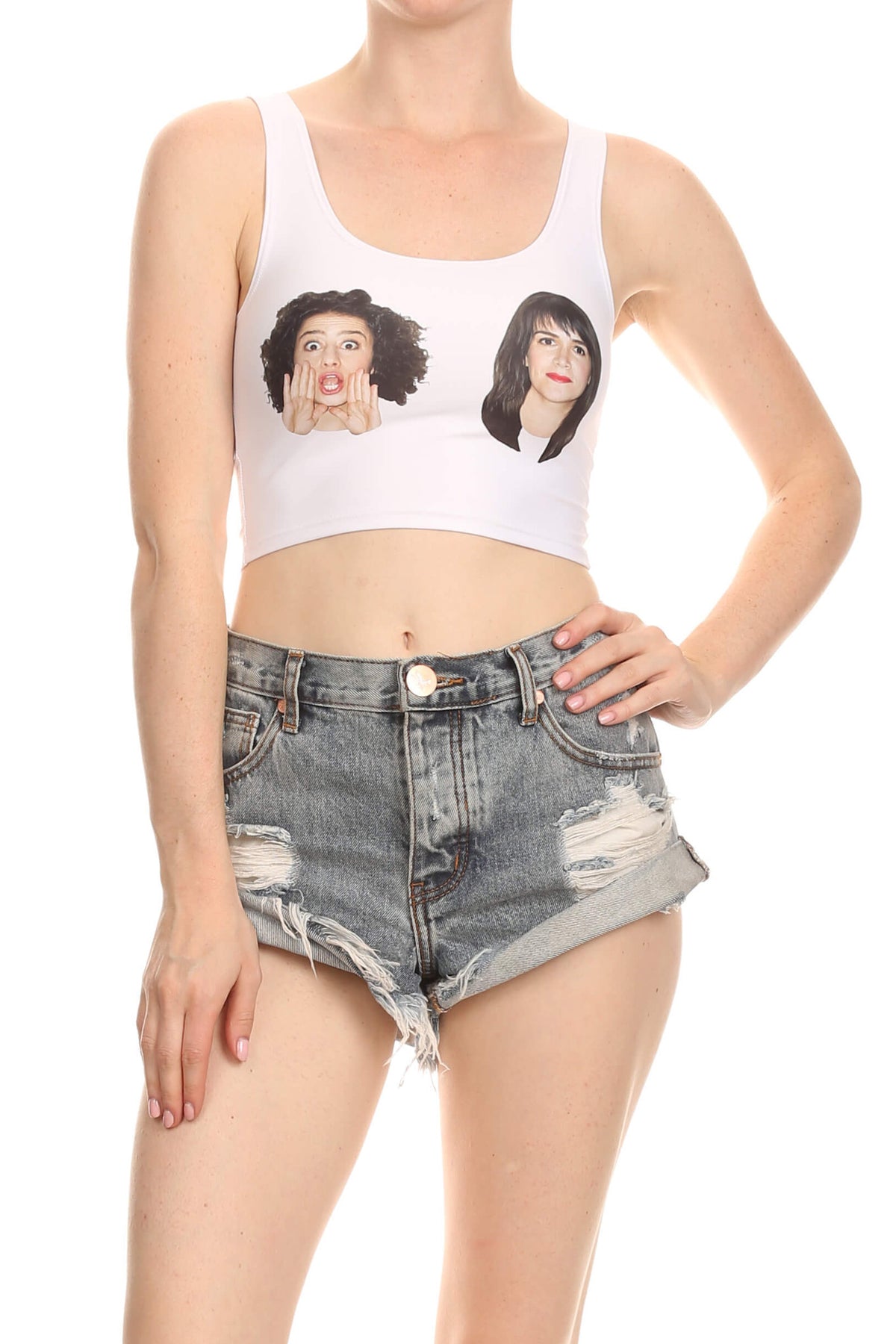 Abbi and Ilana Crop Top - POPRAGEOUS
 - 1