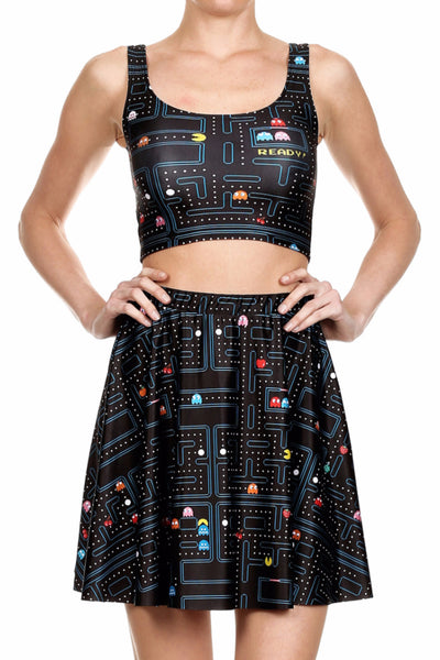 pac man skater dress Leg Avenue Pacman Inky Blue Tube Dress Costume Size Medium Large