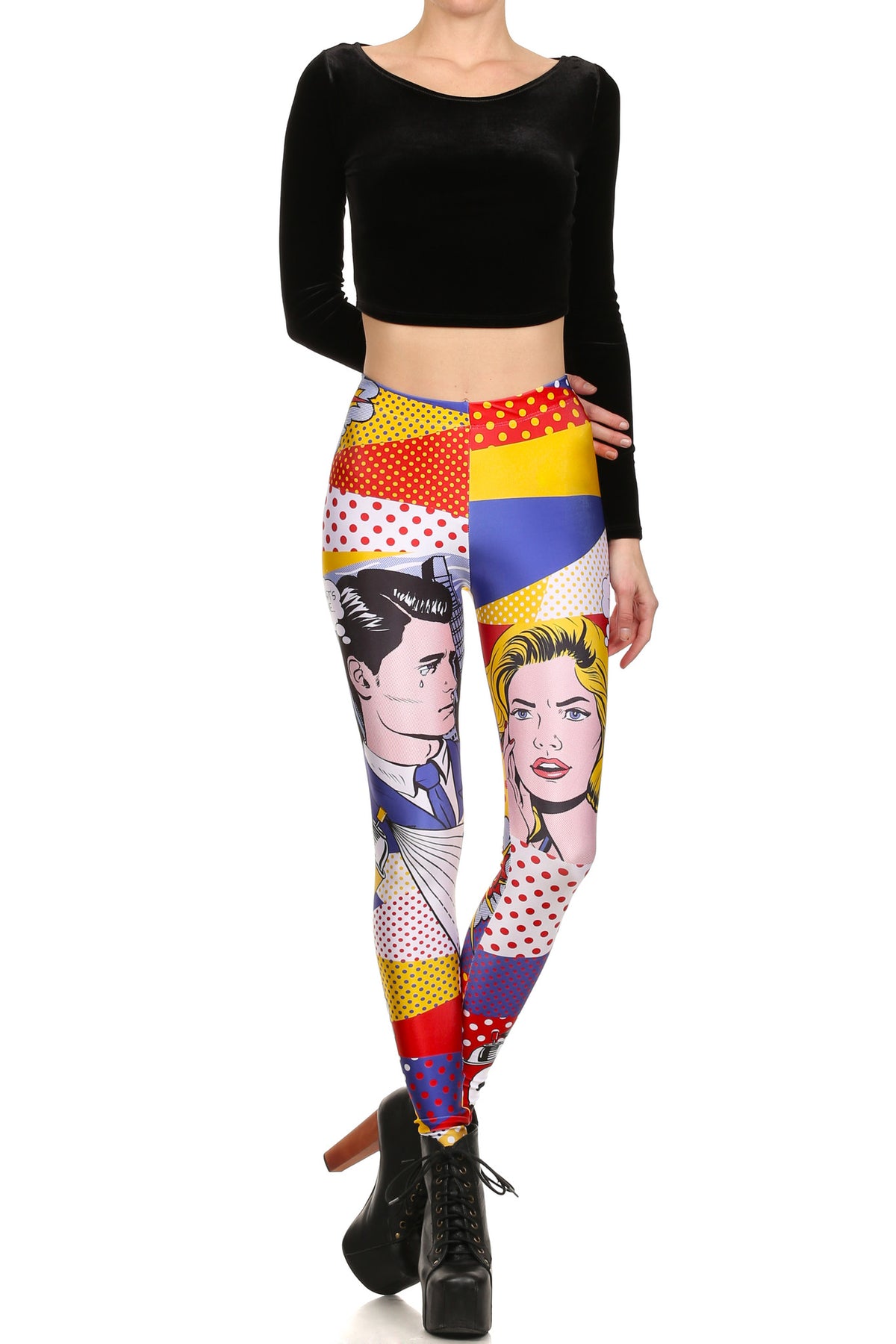 Modern Roy Girl Leggings - POPRAGEOUS
 - 1